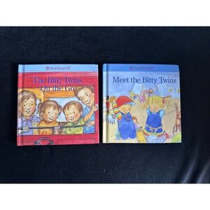 Bitty Twins American Girl Books/ On the Go & Meet The Bitty Twins x2 HC Books